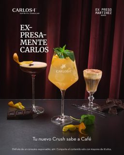 Tu nueva obsesión sabe a café y a Carlos I.​
@carlos1_official junto a @expresomartinez presentamos tres cócteles que llevan el café y el brandy de Jerez a un terreno inesperado: ​
MARTÍNEZ I CARLOS CRUSH: Café cold brew y Carlos I en su unión más inesperada​
CARLOS I SUMMER SPRITZ: Cítrico, ligero y refrescante. El spritz que no sabías que podía llevar brandy​
CARLOS I AFFOGATO: Café, cremosidad y Carlos I en su versión más indulgente.​
​
Expresamente Carlos I. Expresamente SINGULAR.​

 #BrandyCarlosI #CarlosI #afterwork #cocteles